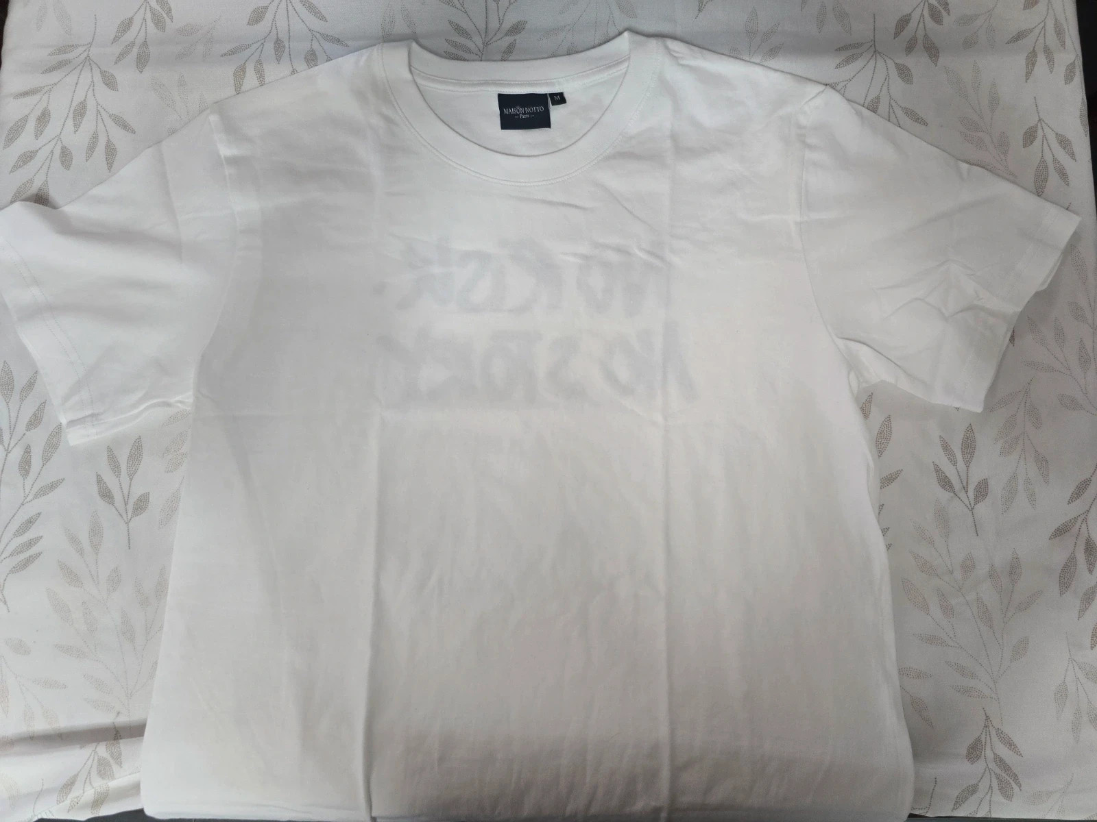 Lot de 2 T-shirts blancs Maison Notto Paris Neufs sous emballage – maison notto – taille M 5