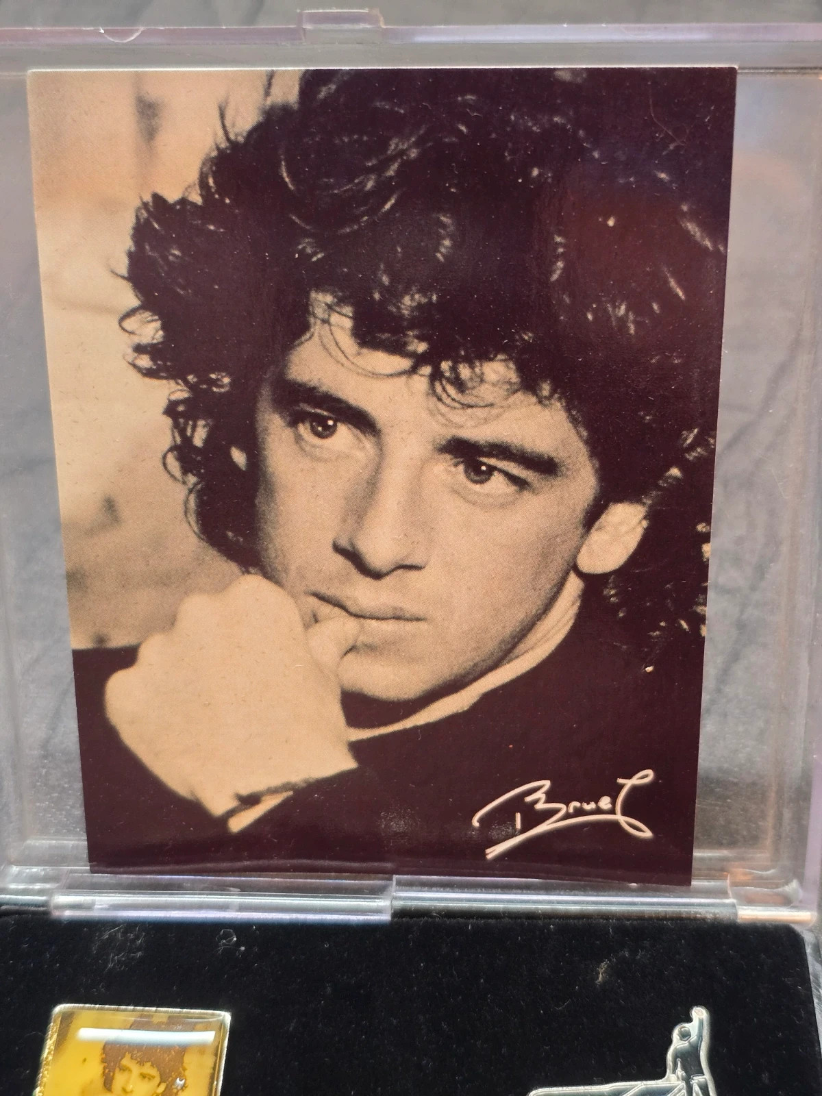 Coffret collector 5 Pin's Patrick Bruel Boîtier officiel 90s 3