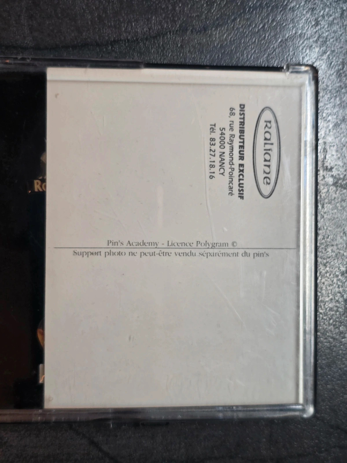 Coffret collector 5 Pin's Roch Voisine Boîtier officiel Polygram 90s 5