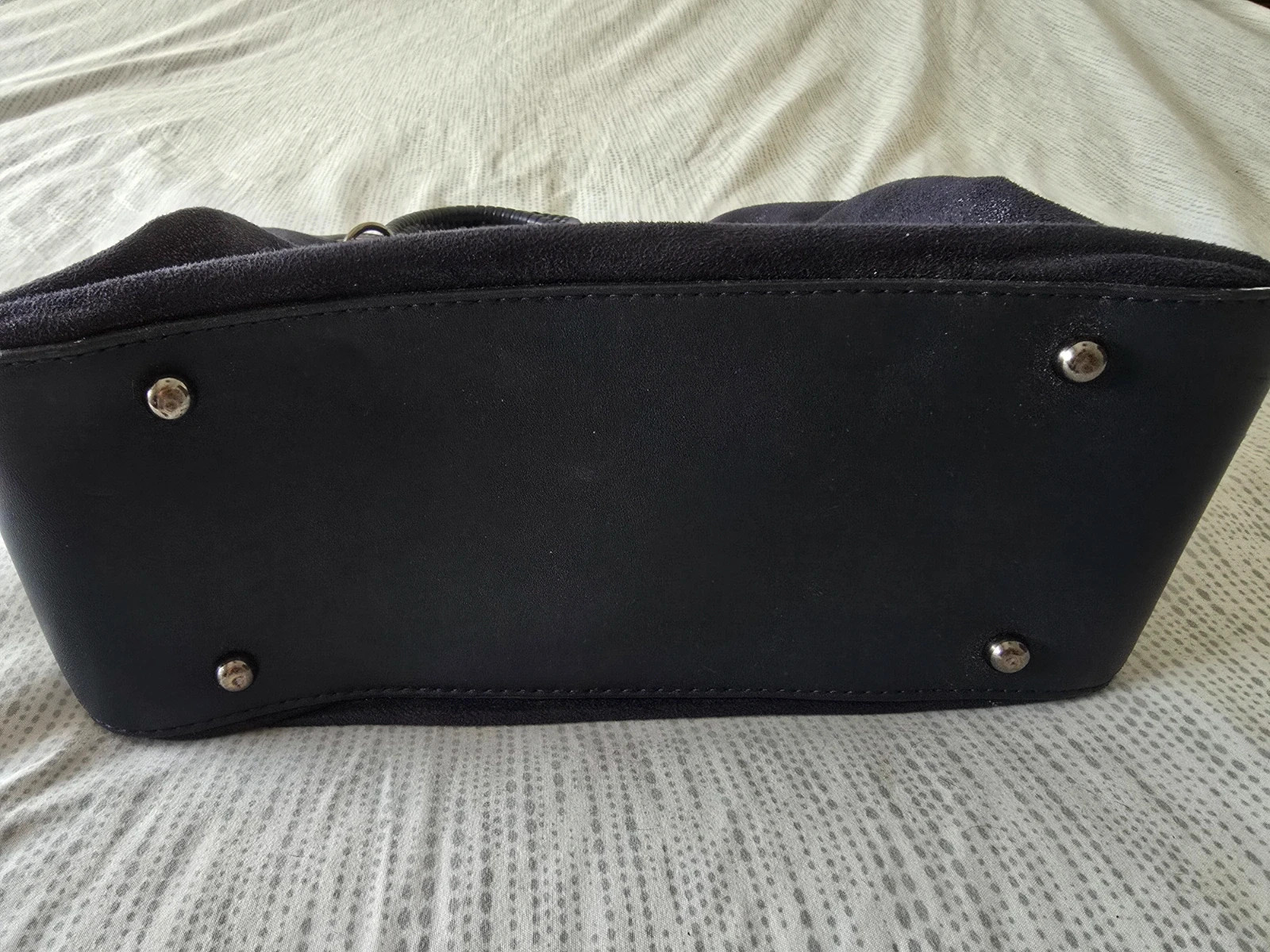 Sac à main cabas Valentina Fashion bleu nuit étoile pailletée – Valentina 5