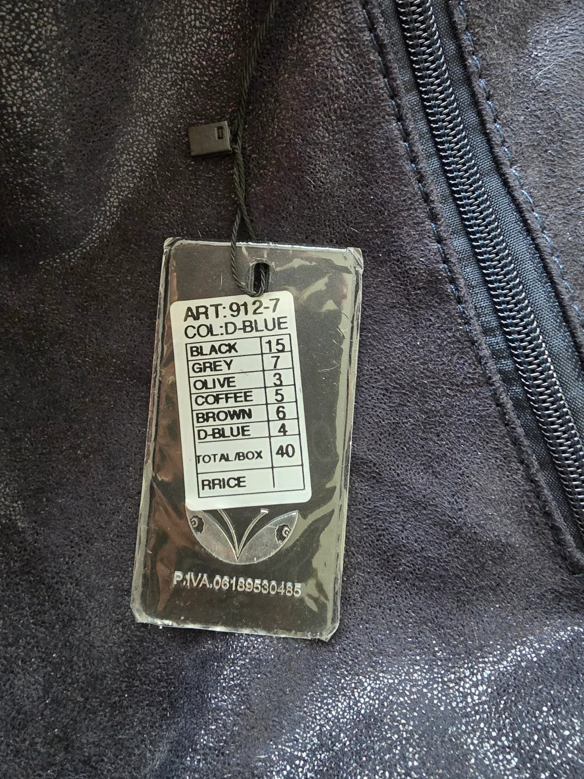 Sac à main cabas Valentina Fashion bleu nuit étoile pailletée – Valentina 4