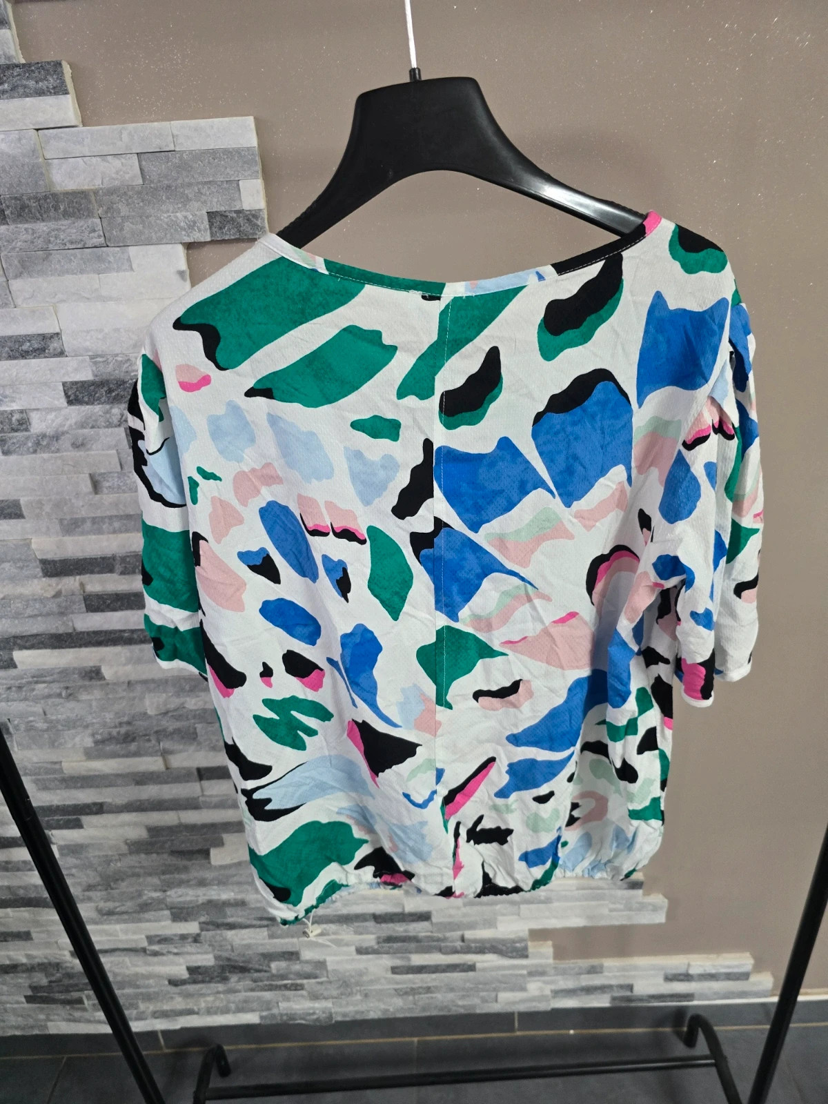 Haut / Blouse s.Oliver neuf avec étiquette Taille 36 (S) Motif abstrait – s.Oliver – taille S / 36 / 8 2