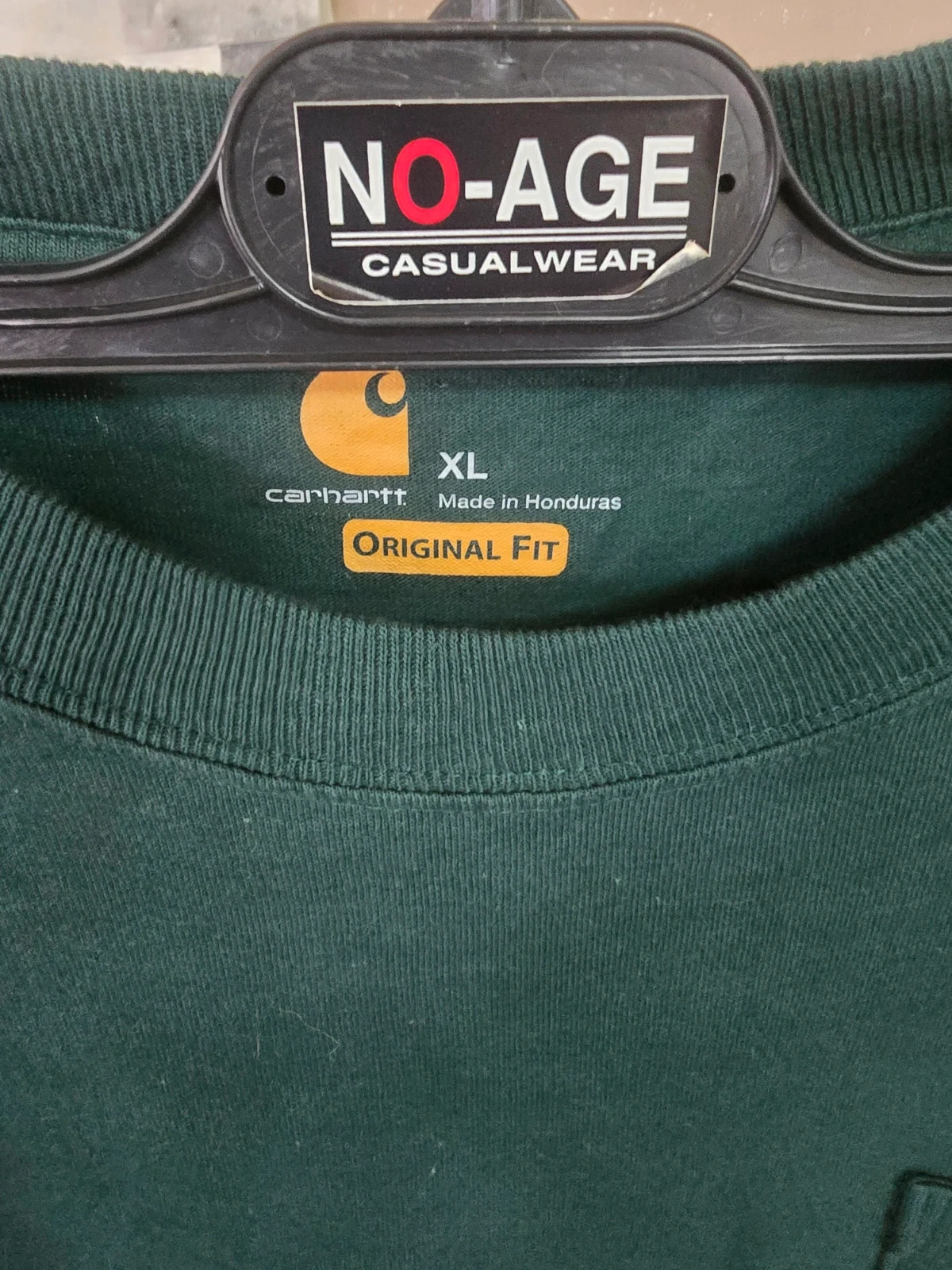 T-shirt Carhartt K887-HTG Vert Sapin Taille XL (Original Fit) – Carhartt – taille XL 3
