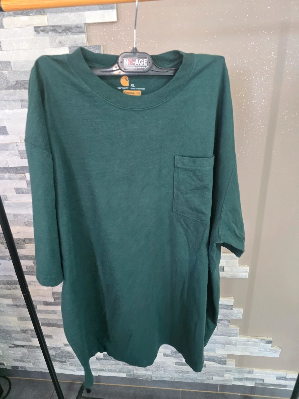 T-shirt Carhartt K887-HTG Vert Sapin Taille XL (Original Fit)