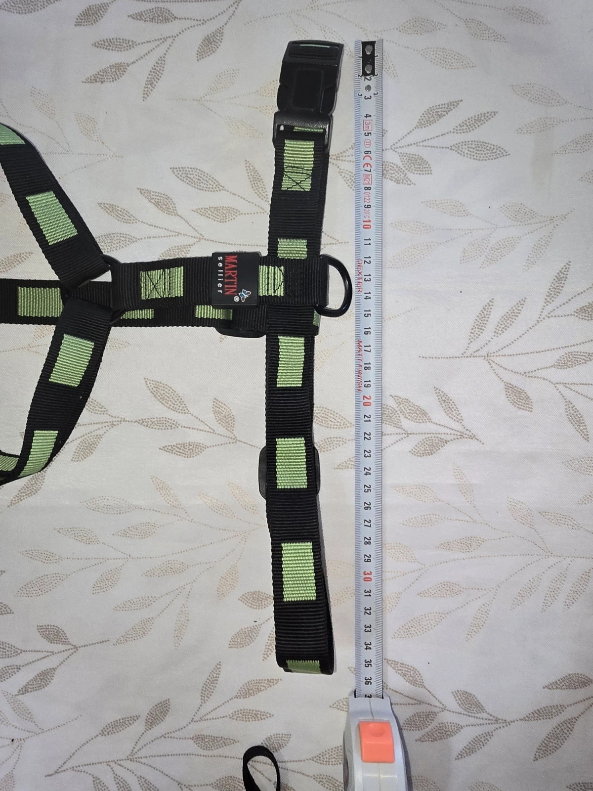 Harnais pour chien Martin Sellier,Noir et Vert Anis – Martin Sellier – taille L 2