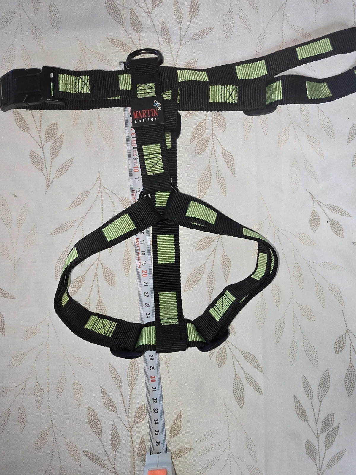 Harnais pour chien Martin Sellier,Noir et Vert Anis – Martin Sellier – taille L 3