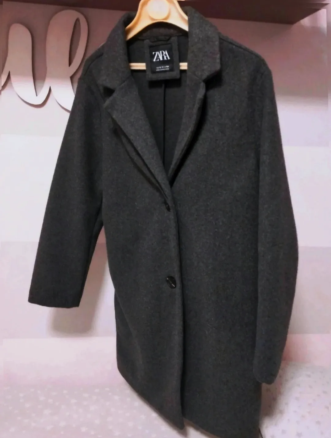 Zara Abrigo recto largo talla 13 – Zara – taille 13 years 2