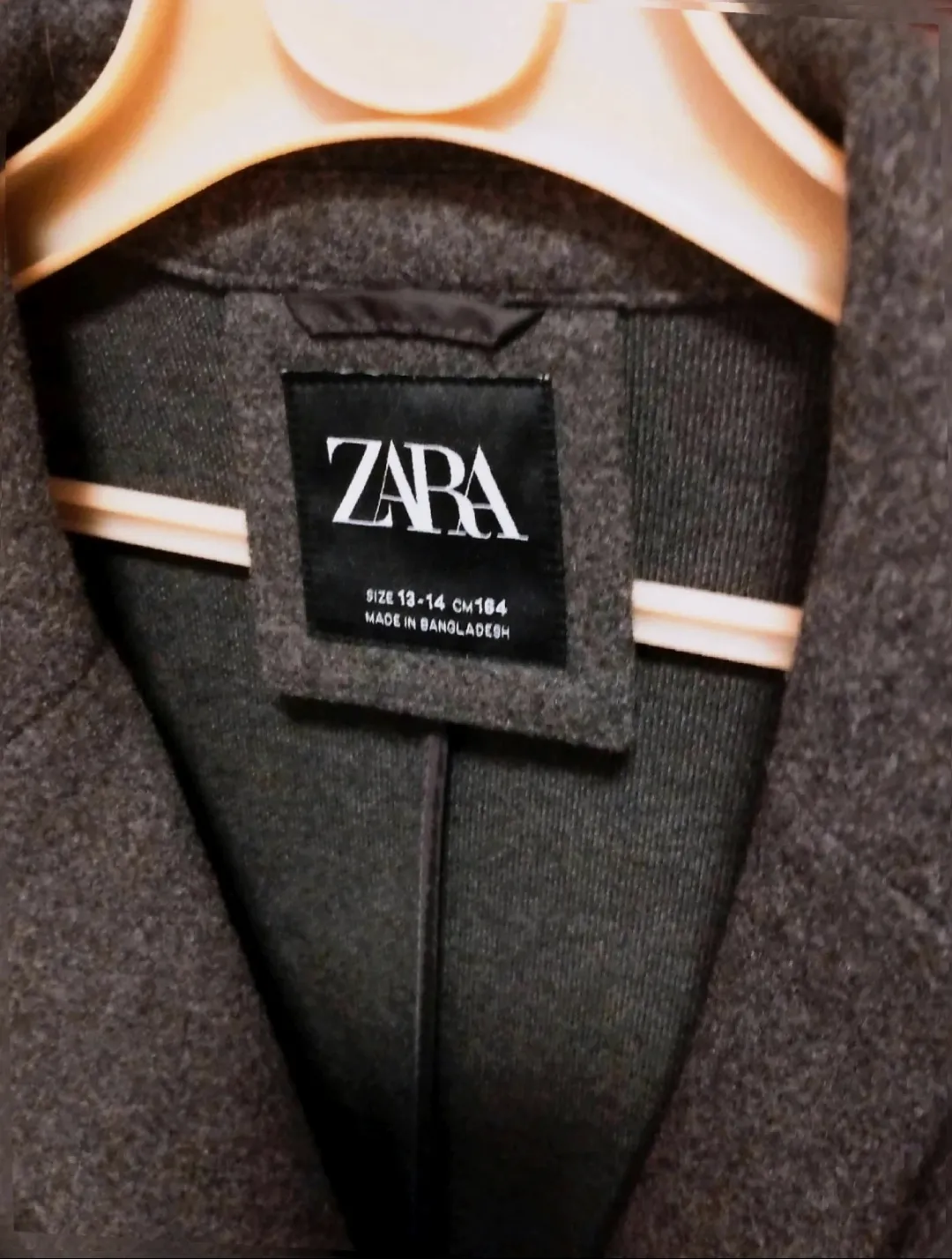 Zara Abrigo recto largo talla 13 – Zara – taille 13 years 3