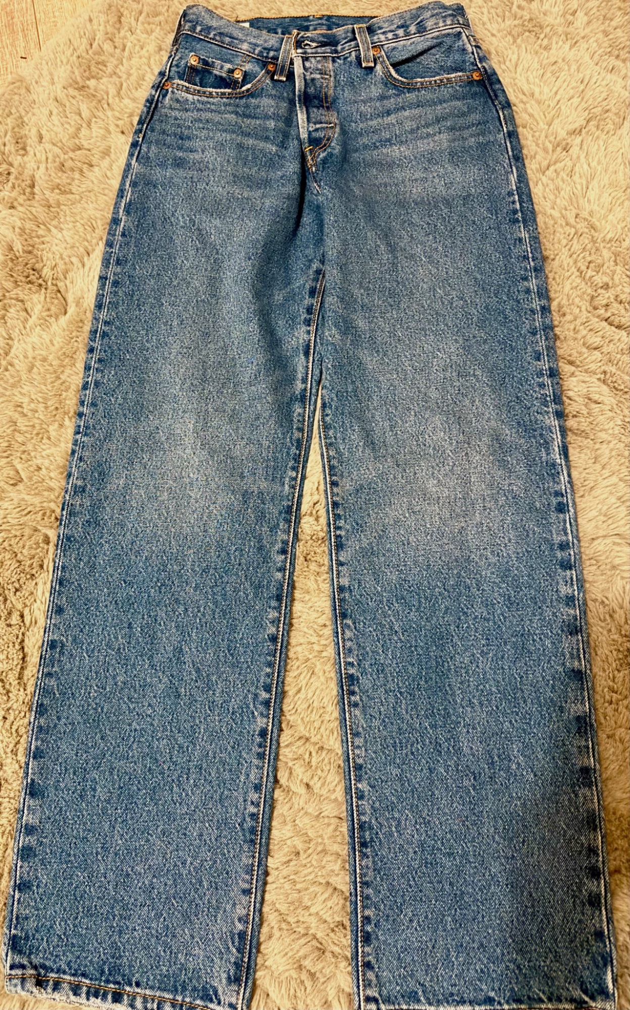 Jean Levi's 501 coupe droite bleu – Levi's – taille XS