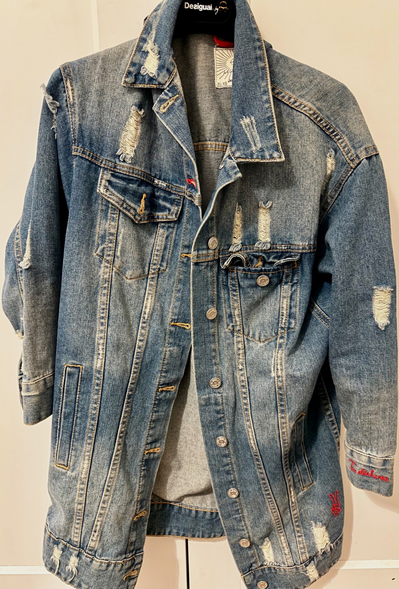 Veste en jean oversize