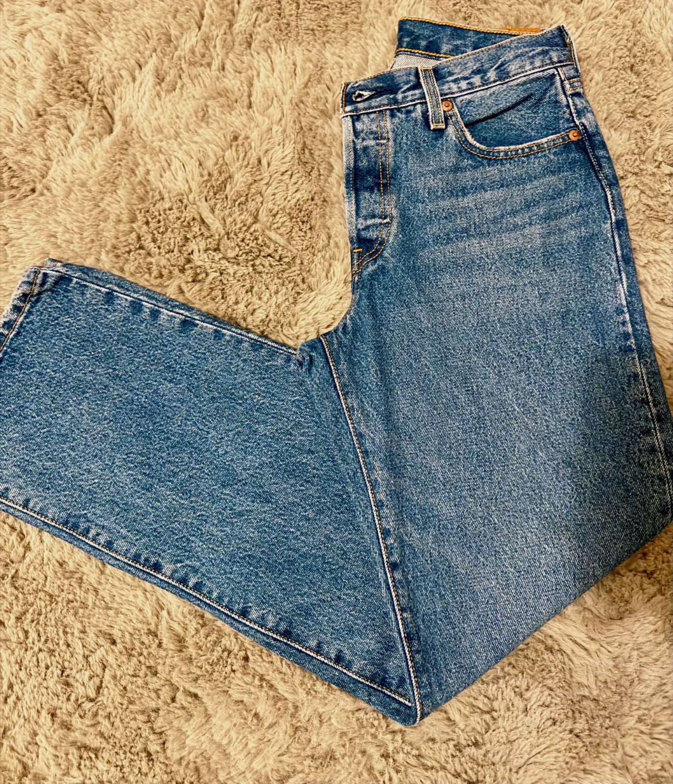 Jean Levi's 501 coupe droite bleu – Levi's – taille XS 2