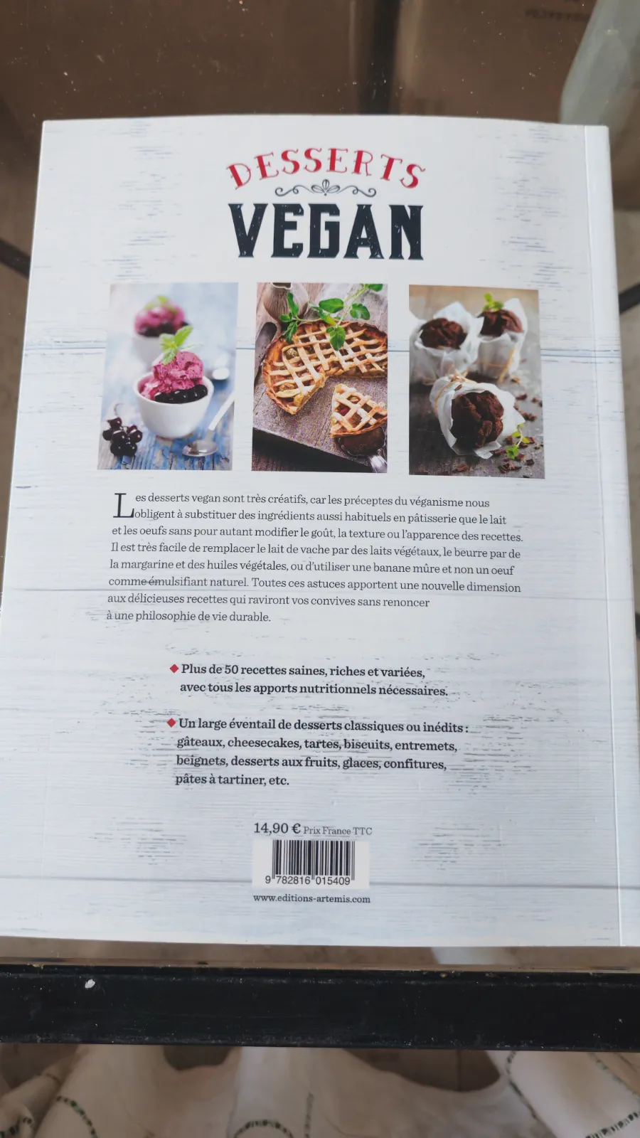 Libro Desserts Vegan Éditions Artémis – Éditions Artémis 2