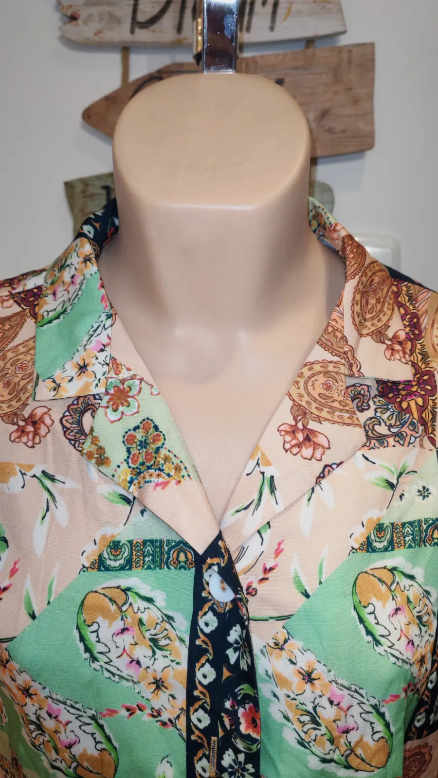 Camisa de manga corta con estampado de cachemira – Cider – taille S 2