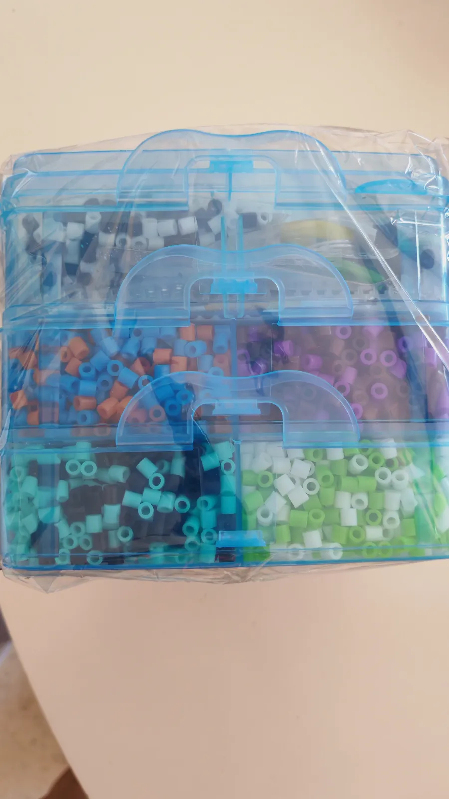 Maletín de cuentas para planchar multicolores – Sin marca – taille 7 años 4