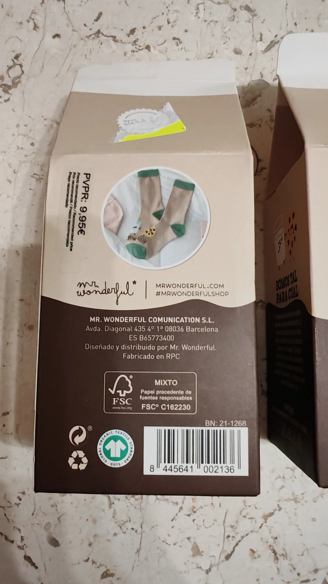 Calcetines Mr. Wonderful Juntos Es Mejor T.42-46