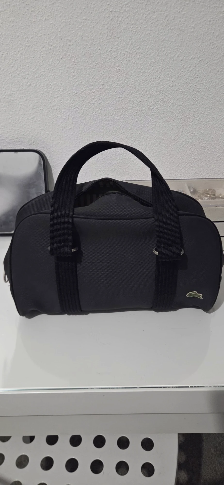 Sac bowling Lacoste noir