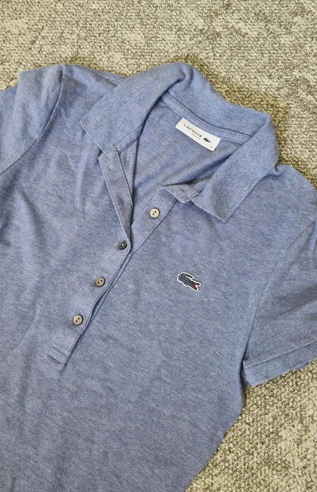 Robe polo Lacoste bleu clair taille 34 – Lacoste – taille XS 2