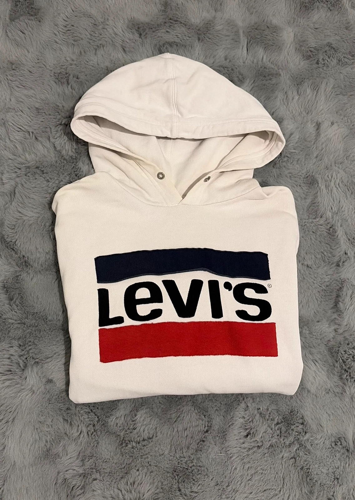 Sweat à capuche Levi’s blanc à logo Taille M – Levi's – taille M 2
