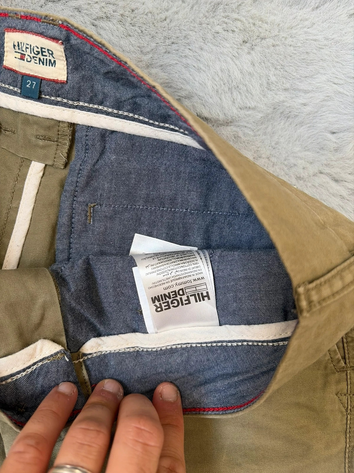 Short Tommy Hilfiger femme taille 27 – Beige/écru – Tommy Hilfiger – taille Taille unique 5