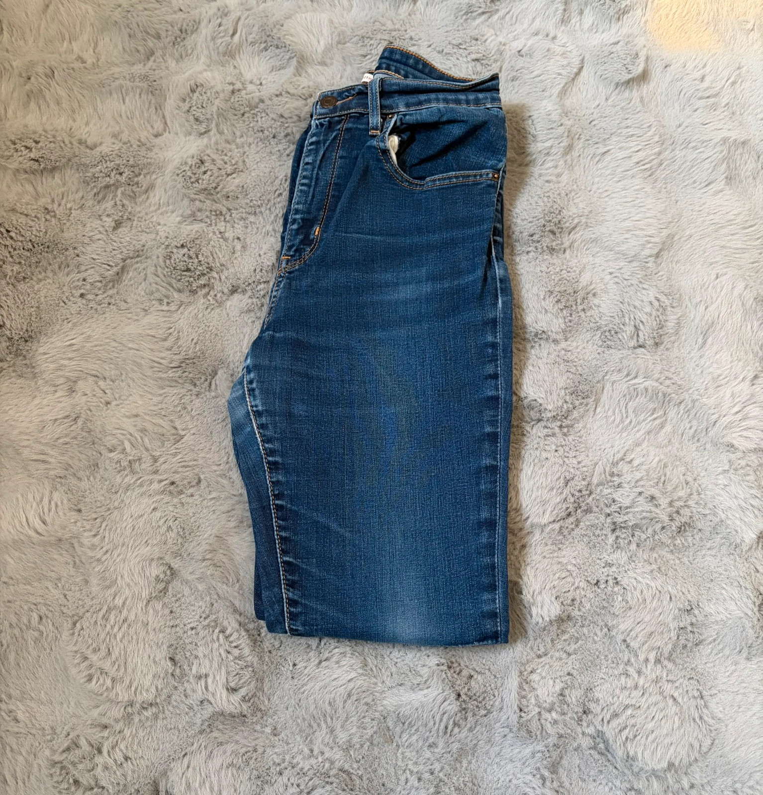 Jean Levi's 721 High Rise Skinny Bleu - W30 (Très bon état)