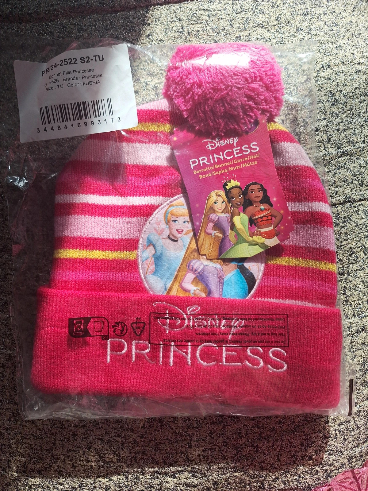 bonnet 54 cm pour fille 5 a 8 ans