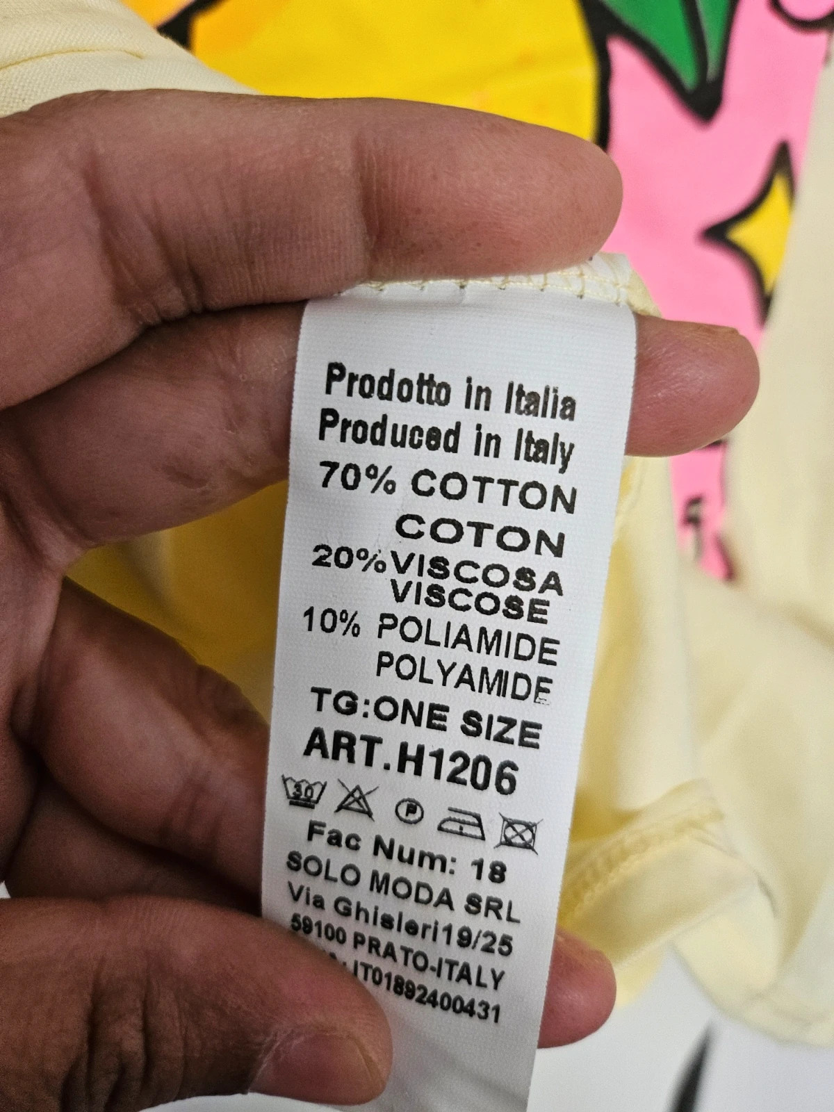 Made in italy new with tag t shirt – Made In Italy – taille Taille unique 3