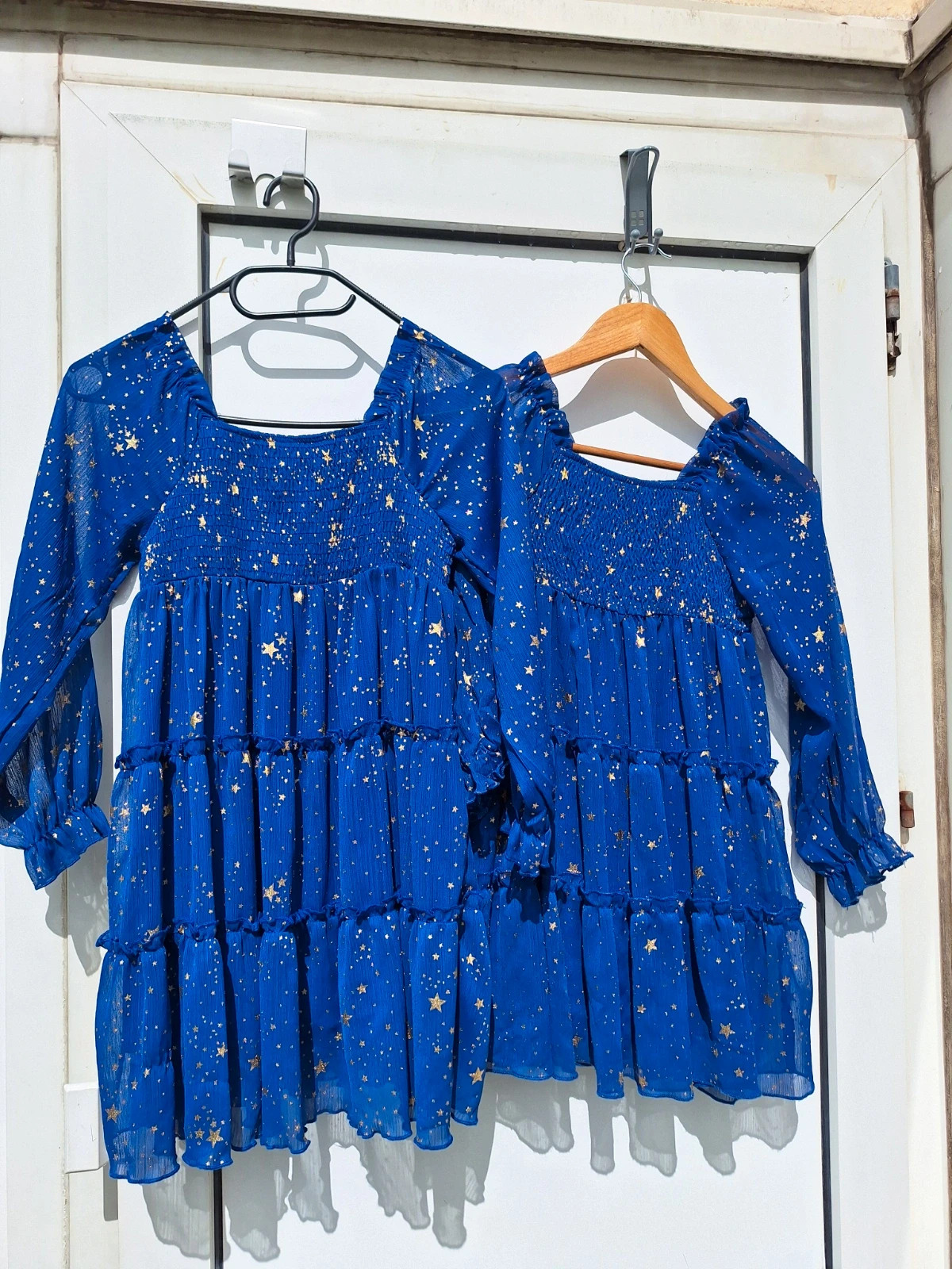 New chiffon dress for twins girls 8 to 10