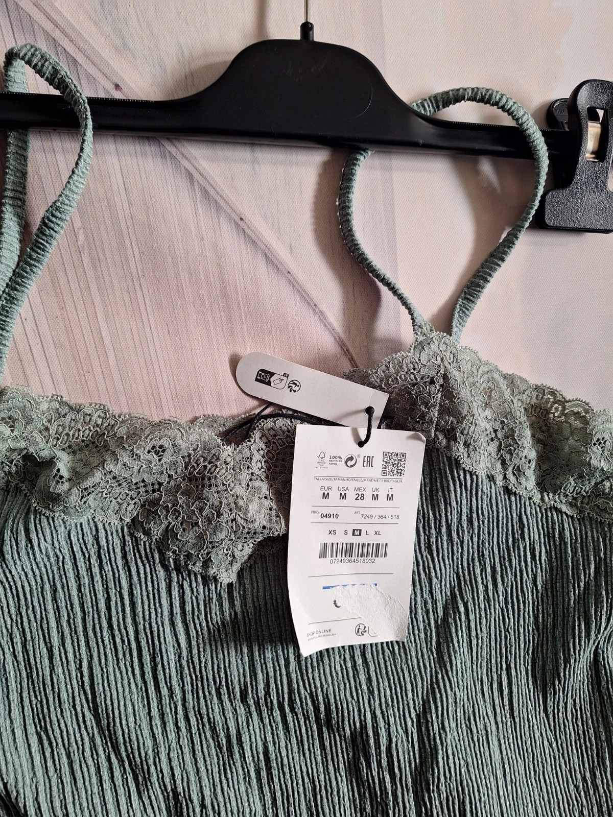 Caraco vert M new with tag – Pull & Bear – taille M / 38 / 10 3