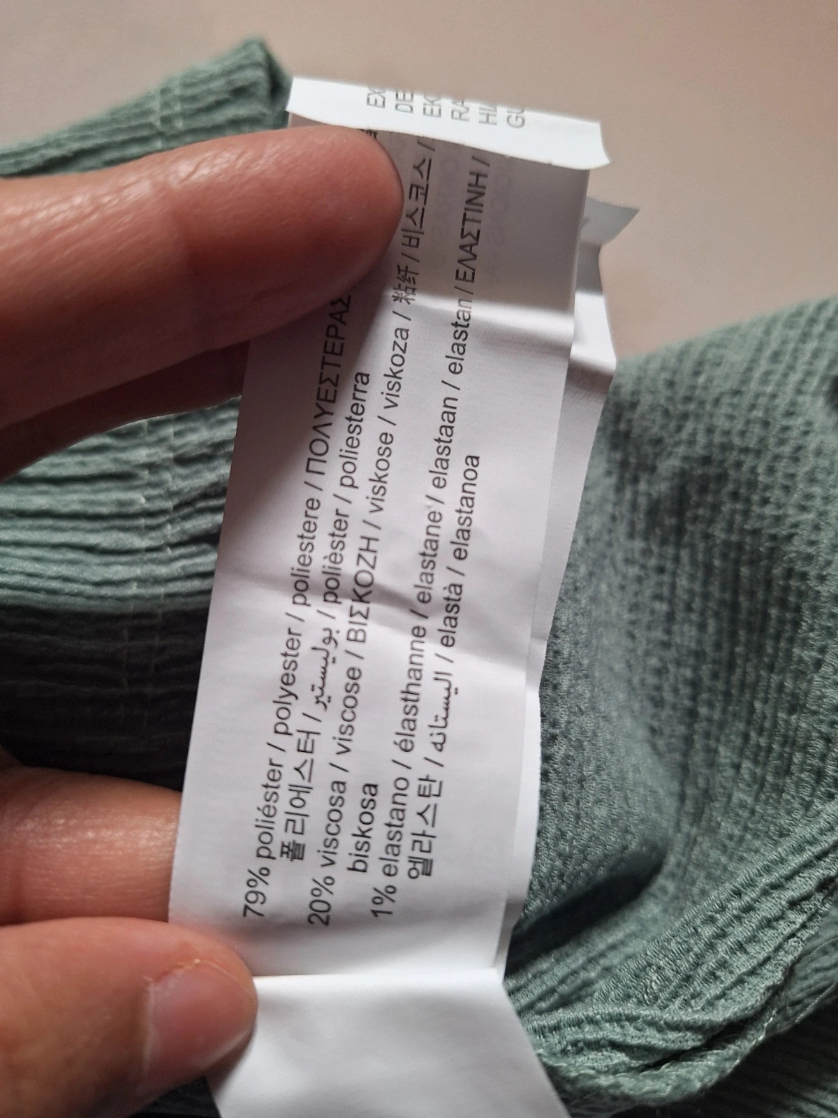 Caraco vert M new with tag – Pull & Bear – taille M / 38 / 10 4