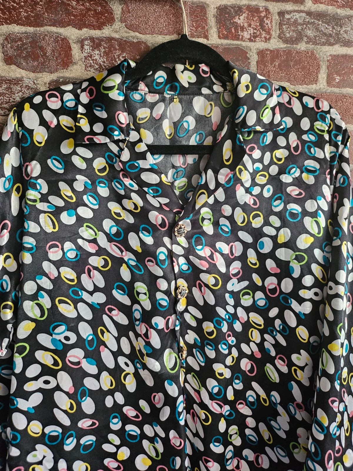 Silk long shirt 40 – Indian – taille L / 40 / 12 3