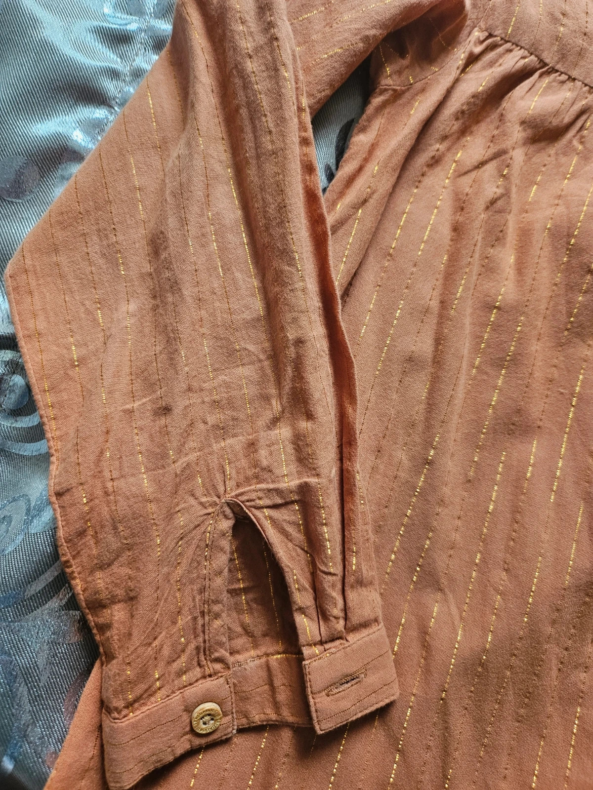 Mustard Cotton shirt 8 years – Vertbaudet – taille 8 ans / 128 cm 4