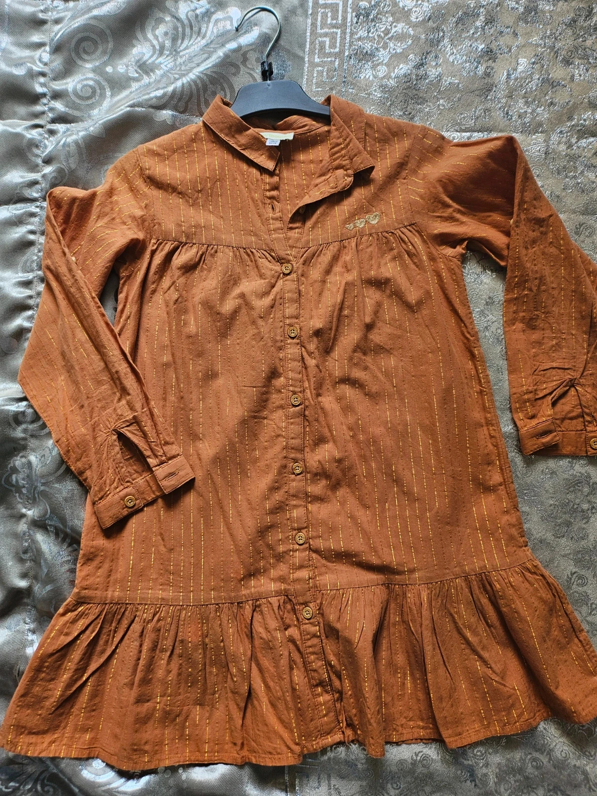 Mustard Cotton shirt 8 years