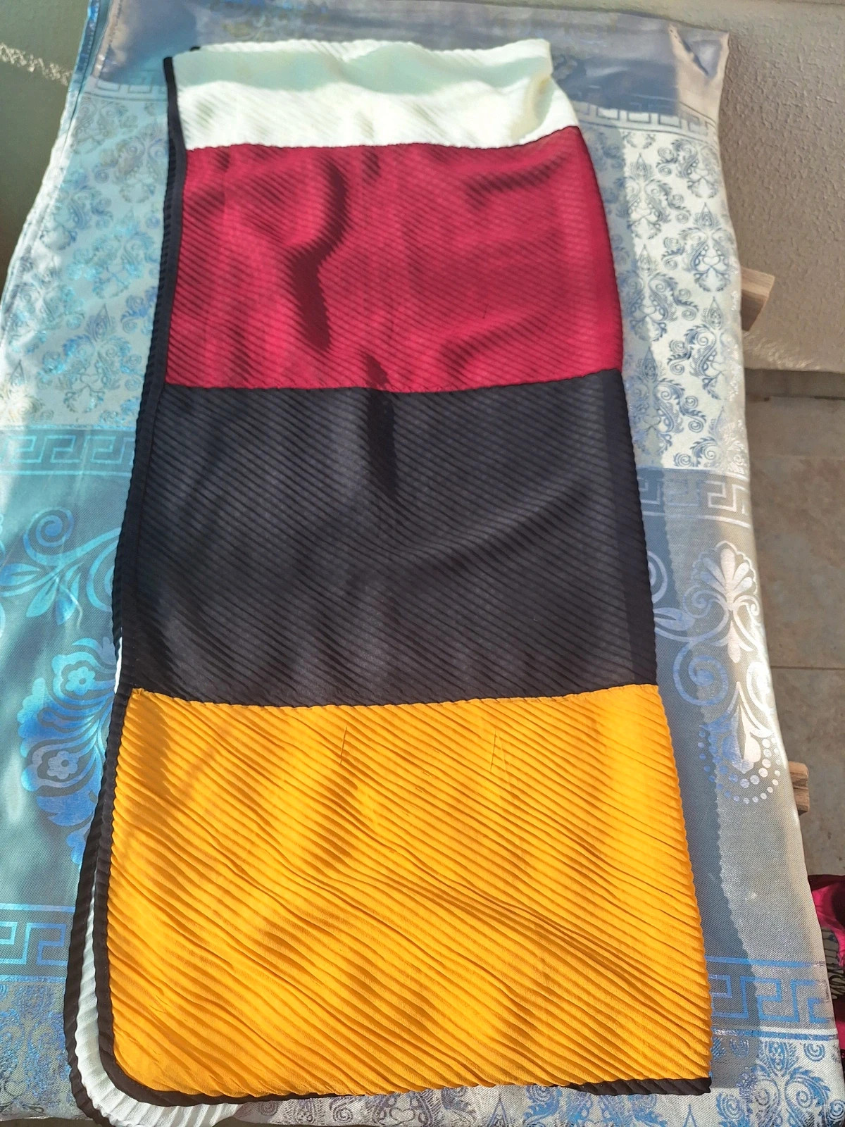 Multy colr long scarf 2
