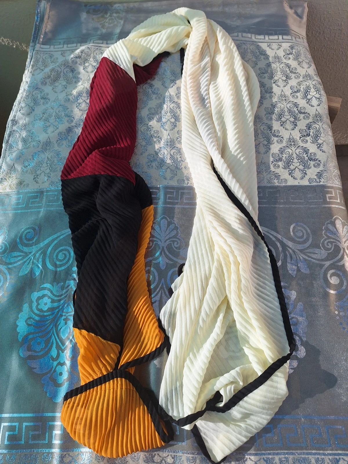 Multy colr long scarf 3