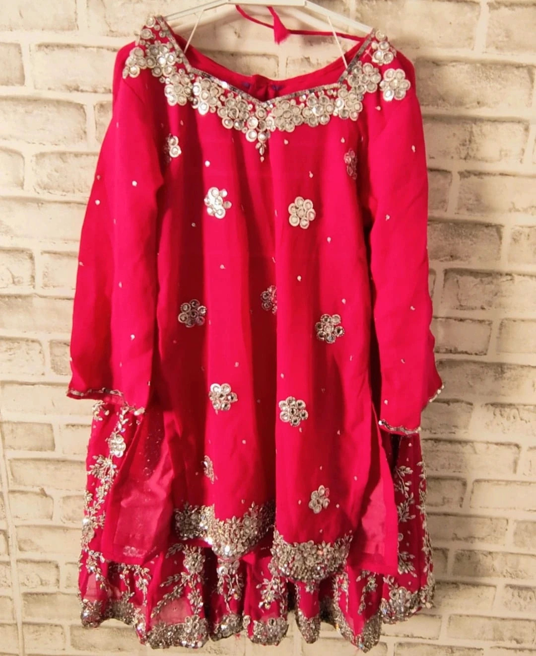 Shrara kurtu indien pakistan festiv dress – taille 11 ans / 146 cm 3