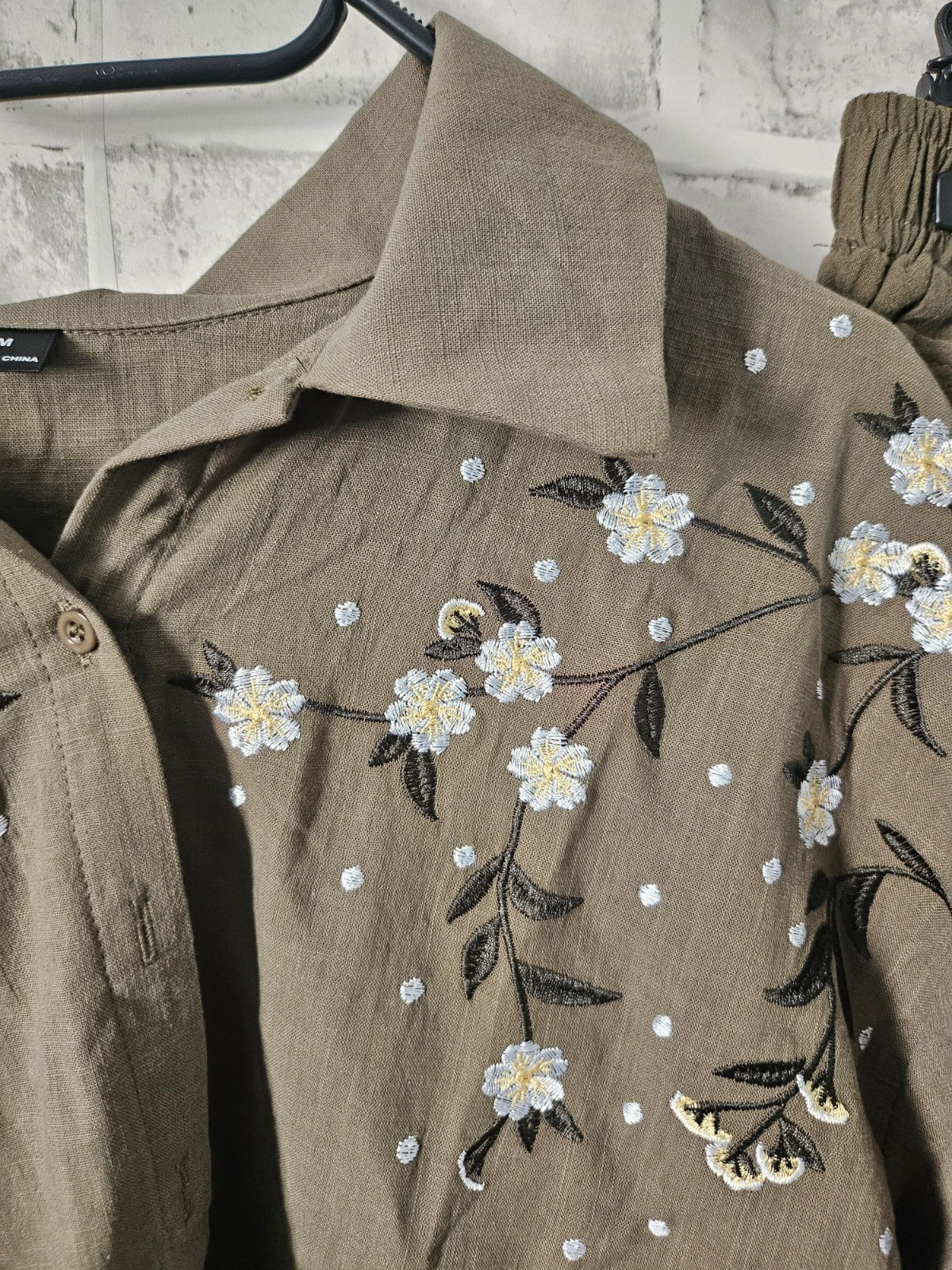Army green summer dress co ord set M – boutique independent – taille M / 38 / 10 4