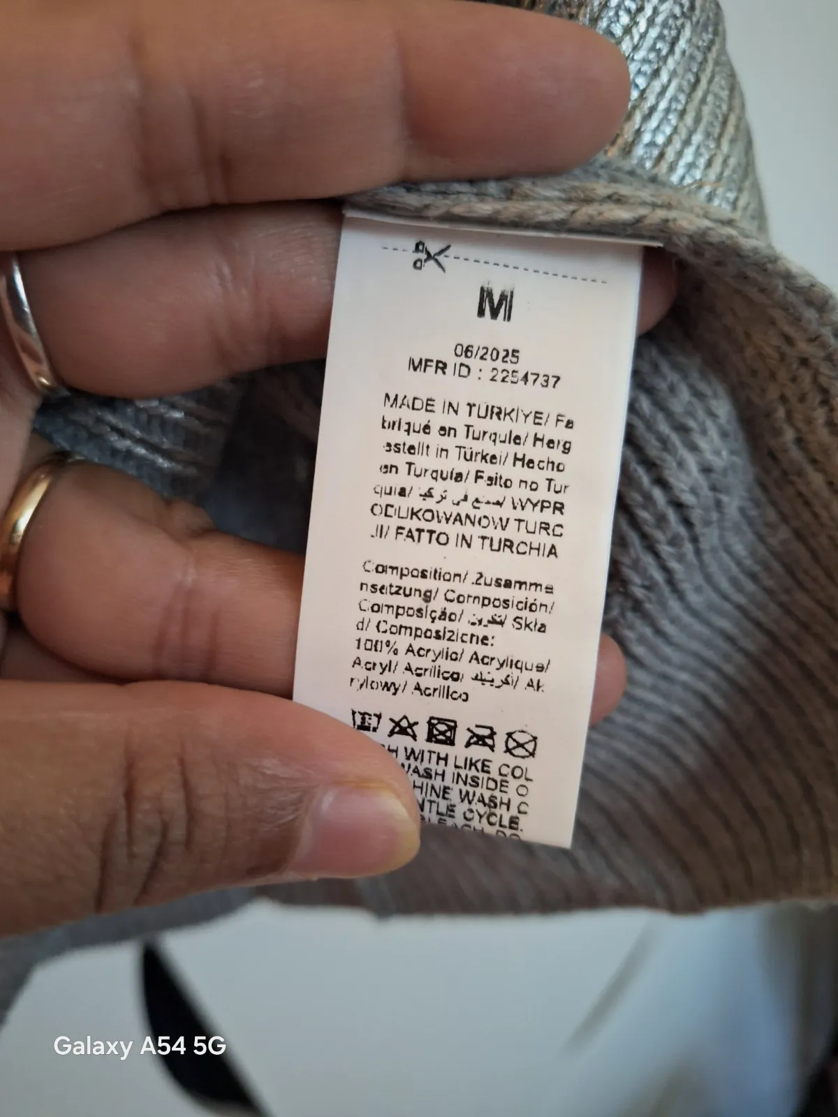 shimmer knitted cardigan – made in turkey – taille M 4