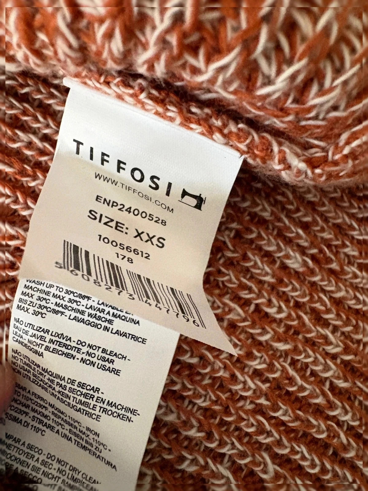 Pull tricot Tiffosi neuf avec étiquette – XXS – Tiffosi – taille XXS / 32 / 4 3