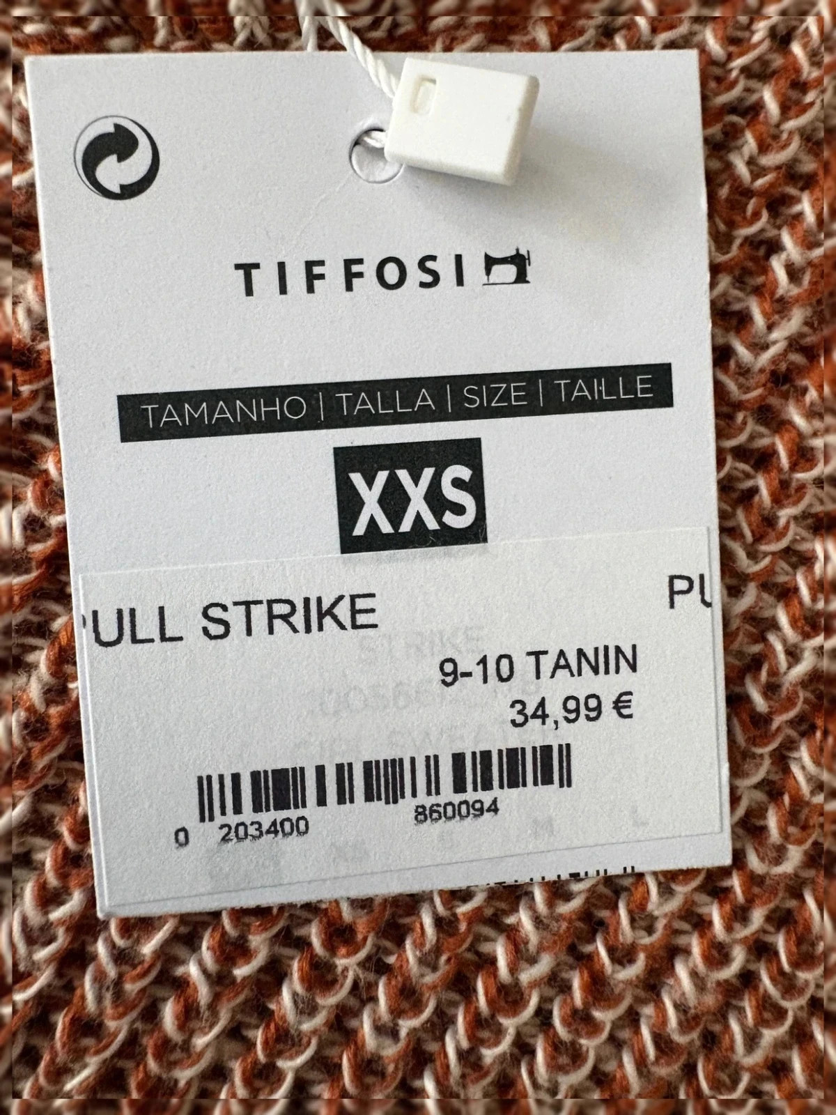 Pull tricot Tiffosi neuf avec étiquette – XXS – Tiffosi – taille XXS / 32 / 4 4