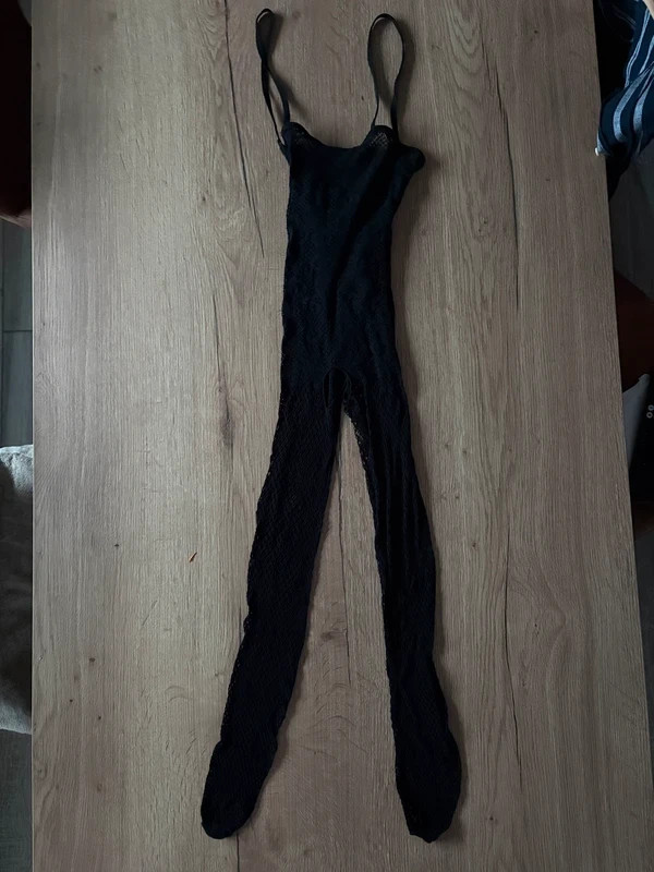 Bodystocking dentelle noir - Lingerie sexy - Neuf – Amazon – taille Taille unique 5