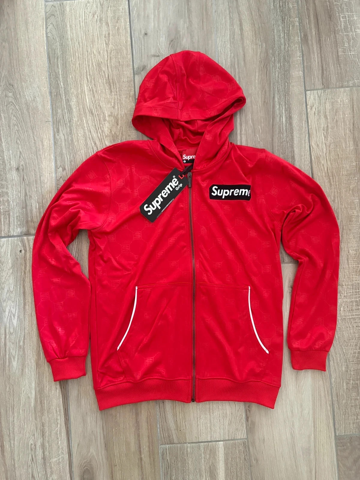 Sweat zippé à capuche Supreme taille XL