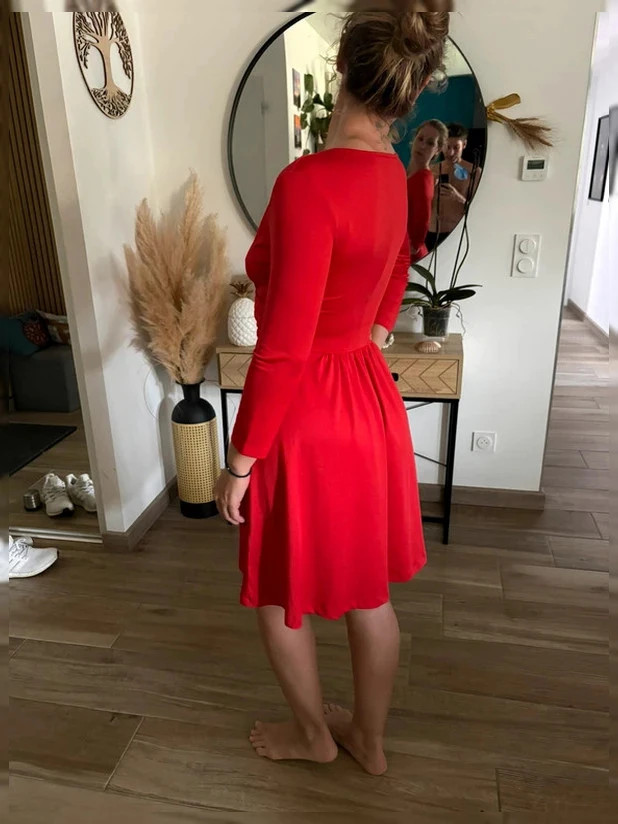Robe jersey rouge – Anna Field – Anna Field – taille S / 36 / 8 3