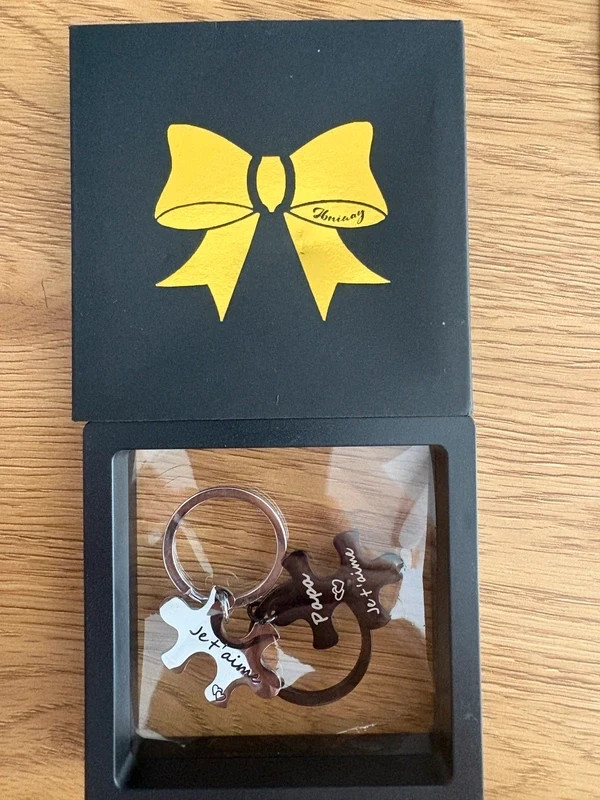 Porte-clés puzzle “Papa - Je t’aime” - Neuf sous blister 🎁