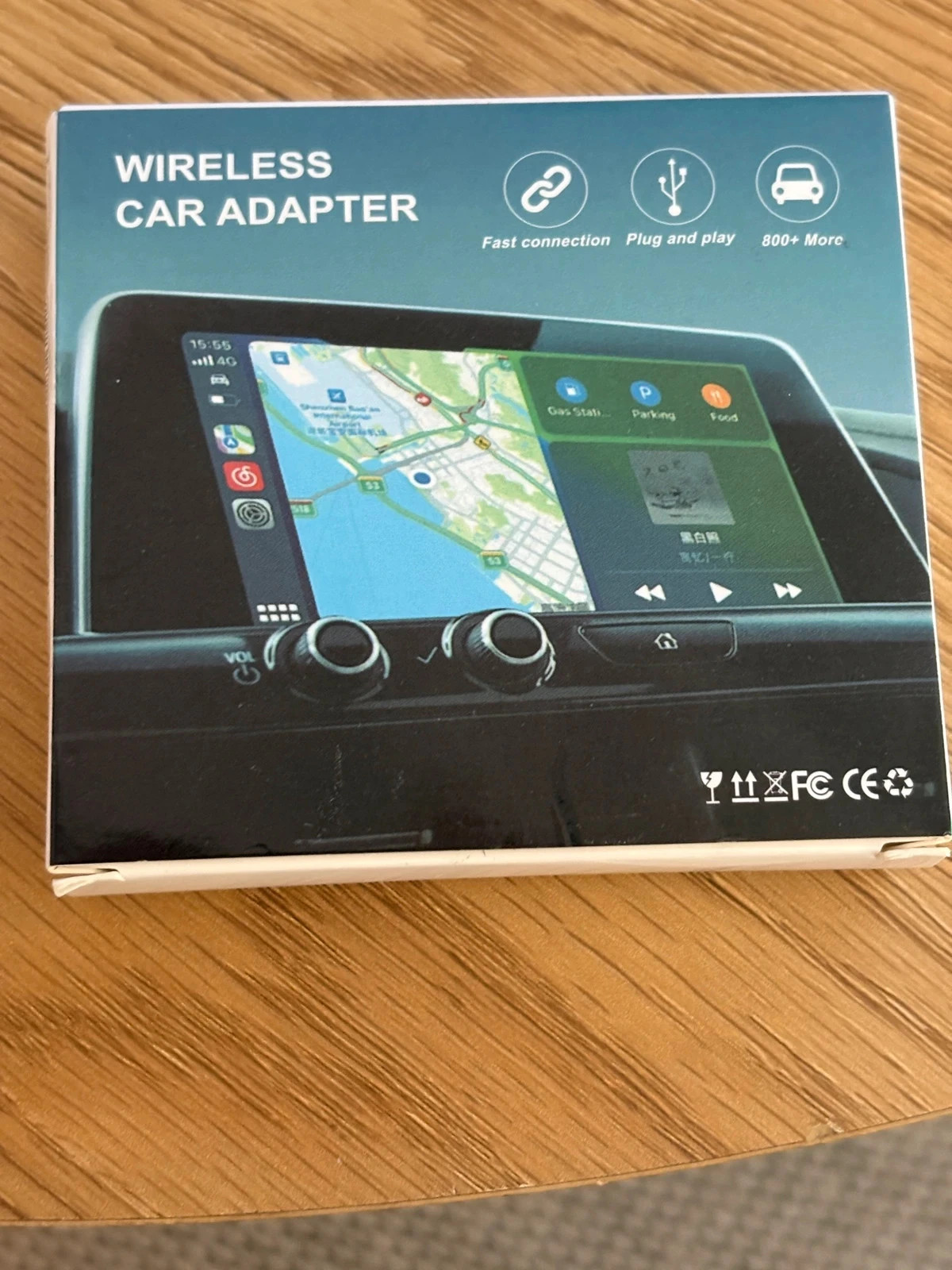 Adaptateur CarPlay sans fil - Convertit CarPlay filaire en sans fil - Neuf