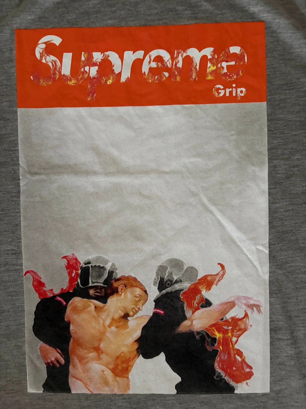 T-shirt Supreme Grip gris - taille XL – Supreme Grip – taille XL 3