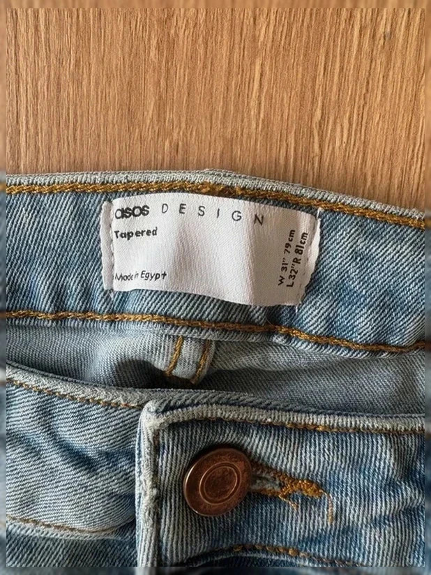 Jean Asos Design Tapered - Délavage clair - Taille W31 L32 – ASOS Design – taille W31 | FR 40 3