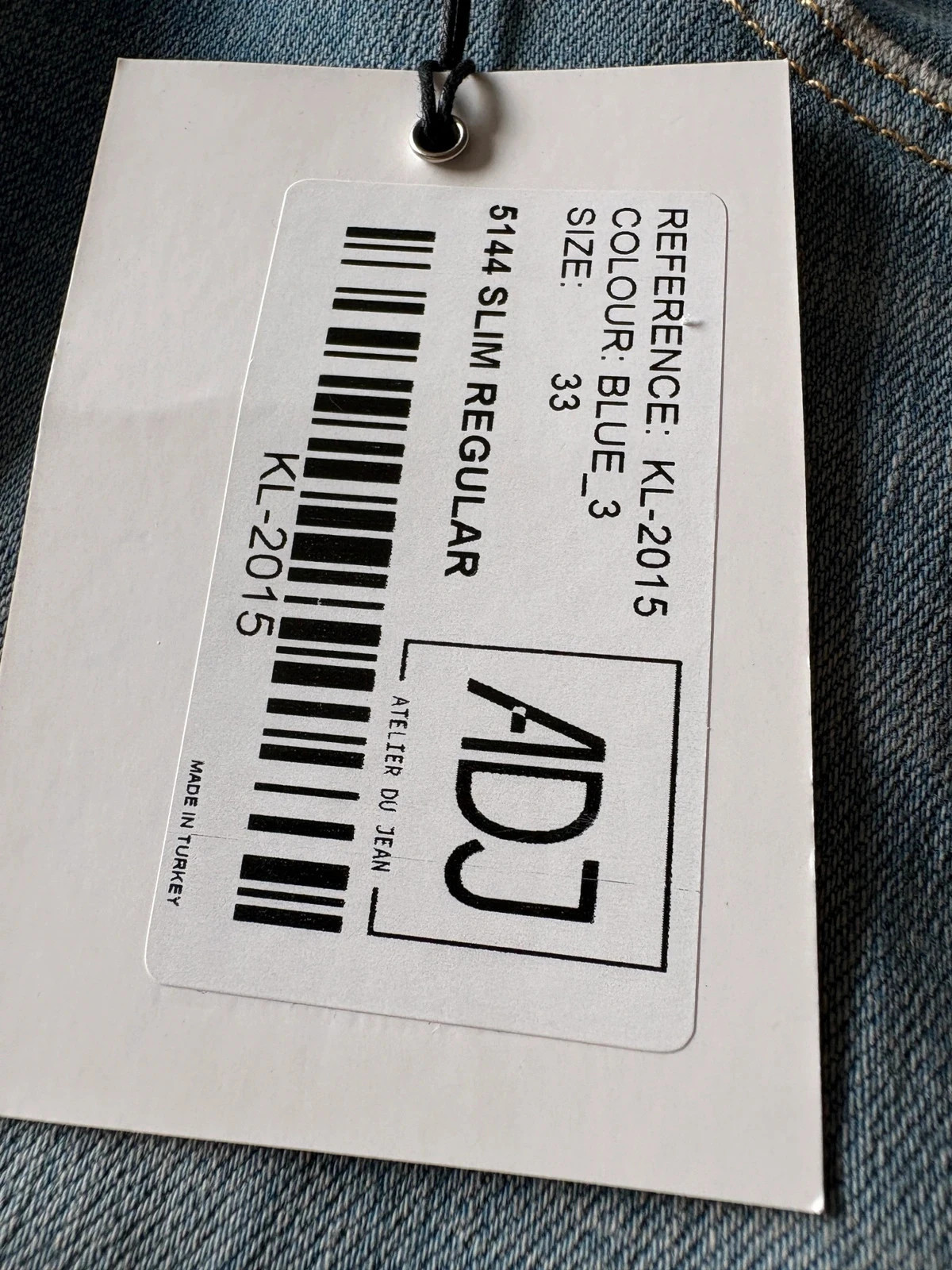 Jean ADJ Atelier du Jean – Coupe Slim Regular – Taille 33 – ADJ Paris – taille W33 | FR 42 3