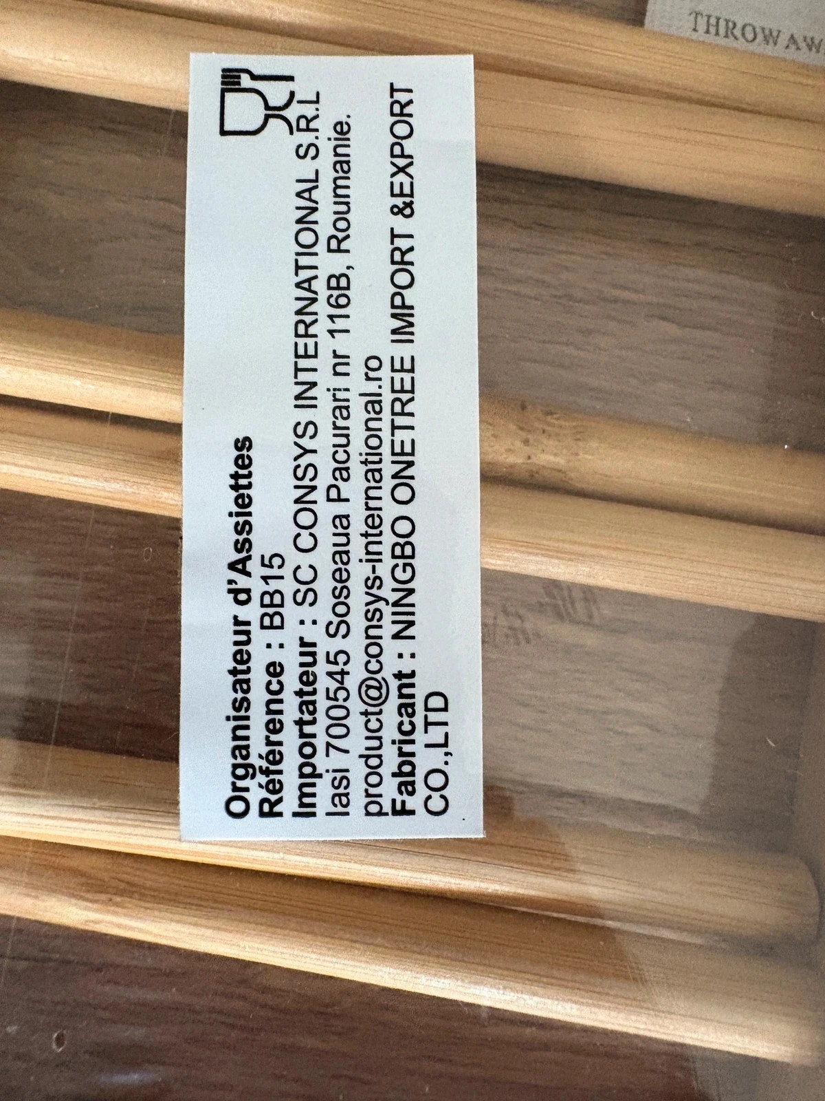 Lot 3 articles cuisine en bambou neufs - Planche, plateau, organisateur d’assiette – CASA 4