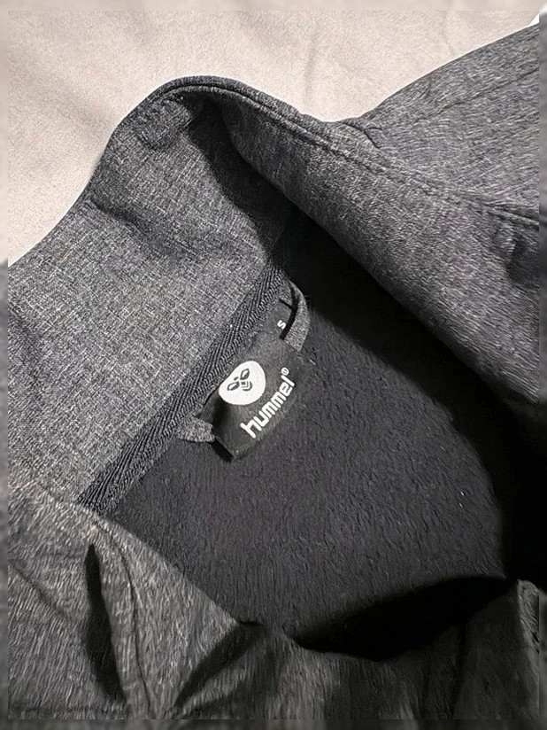 Veste zippée Hummel – Gris chiné & Noir – Hummel – taille S / 36 / 8 2