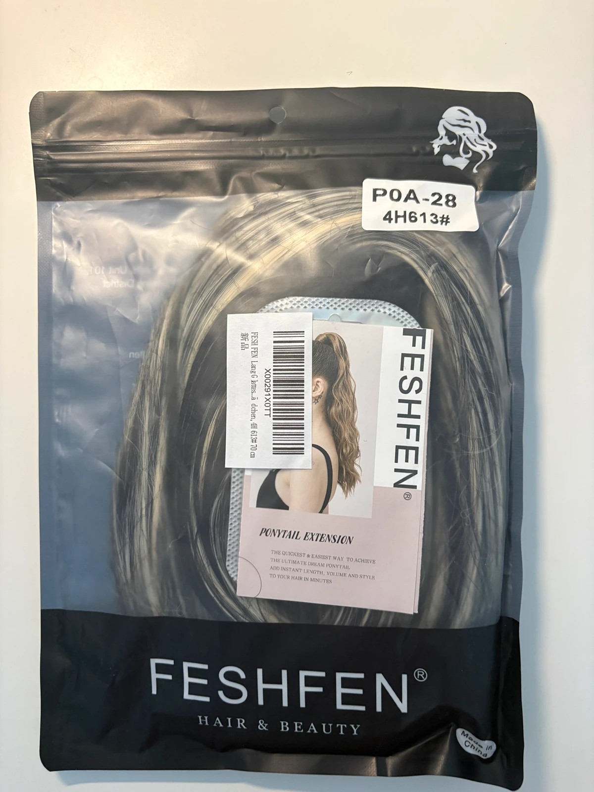 Extension queue de cheval Feshfen - Ponytail Extension - 70 cm